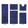 Lux Premium 100% Cotton Tufted Solid Reversible 5 PC Bath Rug Set – Ultra-Soft, Water-Absorbent, Durable, Machine Washable Bathroom Rug - 2 of 4
