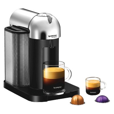 Nespresso Vertuo Chrome Coffee Maker and Espresso Machine by Breville: Removable Reservoir, 12 Capsules, Automatic Shut-Off - Thumbnail 3