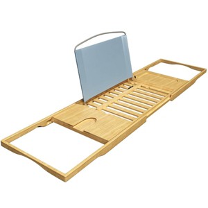 Bamboo Bath Caddy Brown - Hastings Home - 1 of 4