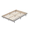 Full Floating Platform Bed Frame Modern Design Particle Board Bed with Headboard, Footboard, and Siderail for Home Bedroom Decoration - 4 of 4