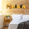 Unique Bargains Metal Wall Mount Horizontal Snowboard Storage Hooks 0.79" x 3.9" - 3 of 4