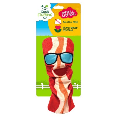 Good Stuffing Bacon Dog Toy - Red