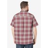 KingSize Men's Big & Tall Short-Sleeve Plaid Sport Shirt - 3 of 4