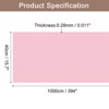 Unique Bargains Wallpaper, Peel and Stick Wallpaper Contact Paper Solid Color Vinyl Self-Adhesive Wall Paper Decorative Powder Pink 394"x15.7" - 2 of 4