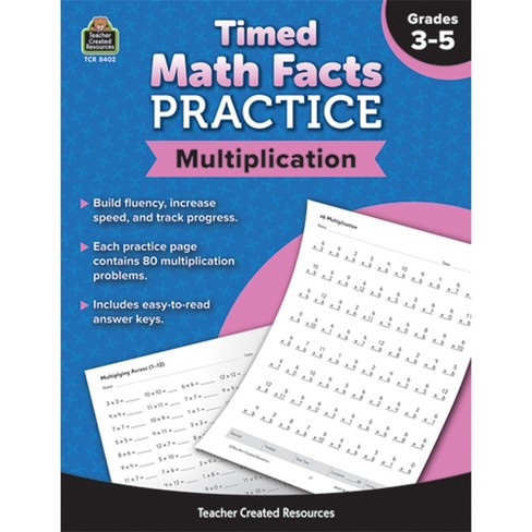 Teacher Created Resources Timed Math Facts Practice: Multiplication ...