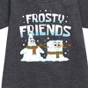 - SpongeBob SquarePants - Frosty Friends Graphic Short Sleeve Fleece Dress - 2 of 4