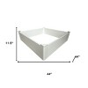 HomeRoots 44" X 44" White Heavy Duty Plastic Square Raised Garden Bed - 3 of 4