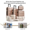 Whisen 13-Piece Luggage Sets, Checked & Carry on Suitcase Set, ABS Hardside Suitcases, Duffel Bag and 8 Packing Cubes - 4 of 4