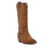Women's Suede Italian Western Boots 144308 - 2 of 4