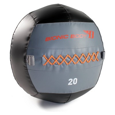 Bionic Body 20 Pound Soft Medicine Ball Full Body Strength Training Fitness Home or Gym Weight for Versatile Workouts with Rugged Construction