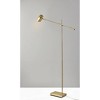 Adesso Collette LED Floor Lamp Antique Brass: Adjustable Boom Arm, Touch Dimmer, ETL Listed - 2 of 4