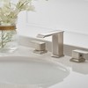 BWE 8 in. Waterfall Widespread 2-Handle Bathroom Faucet With Pop-up Drain Assembly in Spot Resist - 2 of 4