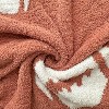 Cozy Football Pattern Flannel Blanket - Soft, Warm, Lightweight, Perfect for Couch or Bed, Dark Brown, Ideal Gift for Sports Fans,Christmas Gift. - 4 of 4