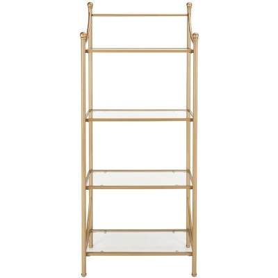 Diana 4 Tier Etagere - ETG6207 - Clear/Gold - Safavieh