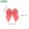 Unique Bargains Polyester Checkered Mini Satin Craft Ribbon Bow 1x1 Inch 200 Pcs - 3 of 4