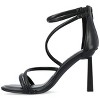Journee Collection Womens Marza Mid Heel Open Toe Pumps - 2 of 4