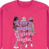 Men's - Barbie - Every Night Is Girls Night Graphic Fleece Sweatshirt - 2 of 4