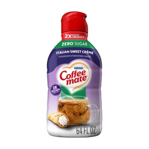 Coffee mate Zero Sugar Italian Sweet Cream Coffee Creamer - 64 fl oz - 1 of 4