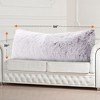 Cheer Collection Long Shaggy Hair Body Pillow (20" x 54") - 3 of 4