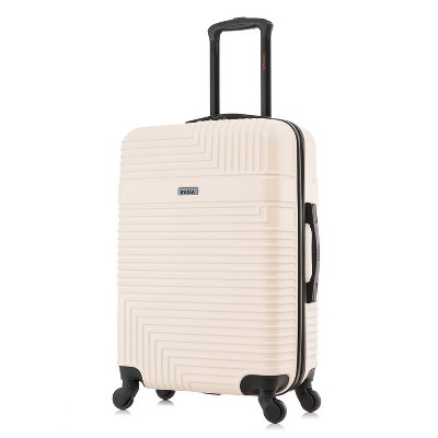 It cheap beige suitcase