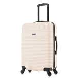 InUSA Resilience Lightweight Hardside Large Checked Spinner Suitcase