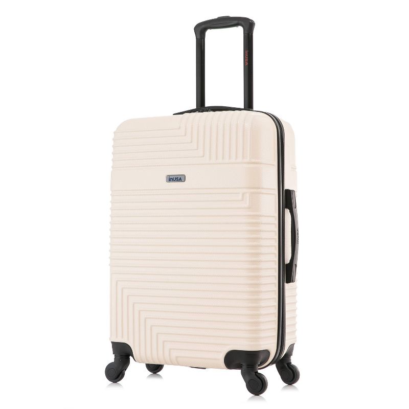 InUSA Resilience Lightweight Hardside Medium Checked Spinner Suitcase, 1 of 10
