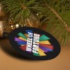 Wheel of Fortune Onion Logo Aluminum Holiday Christmas Tree Ornament  3.0" (7.6 cm) x 3.37" (8.6 cm) - 4 of 4