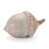 White Washed Etched Acorn (Set of 6) - 4 of 4