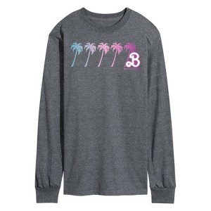 Men's - Barbie - Dream Summer Palm Trees Long Sleeve Graphic T-Shirt - 1 of 3