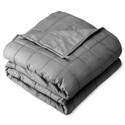 25 Lb 80" X 87" Weighted Blanket Light Grey By Bare Home : Target