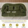 Racxily 2-in-1 Foldable Sofa Bed, 70 Inch Folding Boneless Couch Convertible Compressed Sleeper Sofabed, 4 Pillows for Living Room Apartment - 4 of 4