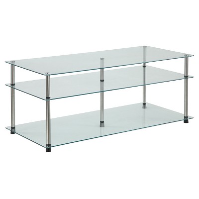 target glass coffee table