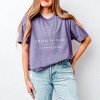 Simply Sage Market Grow Through What You Go Through Short Sleeve Tee - S - Purple - 2 of 4