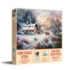 Sunsout Snowy Evening Outing 1000 pc  Christmas Jigsaw Puzzle 18055 - 2 of 4
