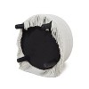 CAVINAS 24" Round Ottoman, Upholstered Vanity Chair Stool with Sturdy Frame and Tassel, Entryway Bench for Living Room, Bedroom - 3 of 4