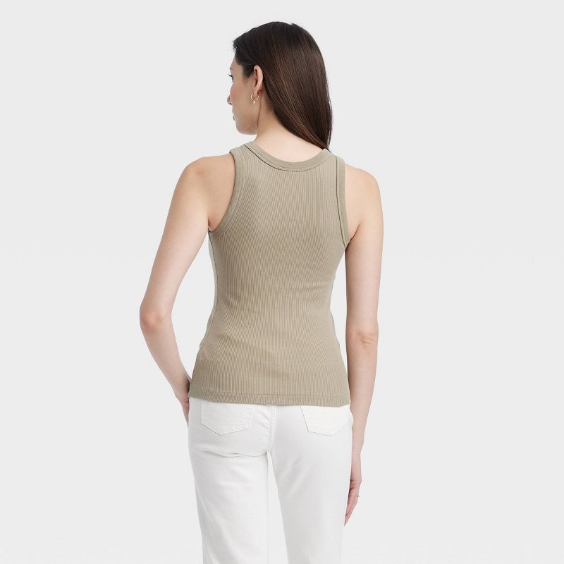 Women's 90s Ribbed Tank Top - Universal Thread™, 3 of 7