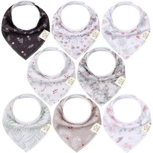 Teething popular Baby Bibs Triangle Customizable Cute Animals Baby Bibs for 0-3