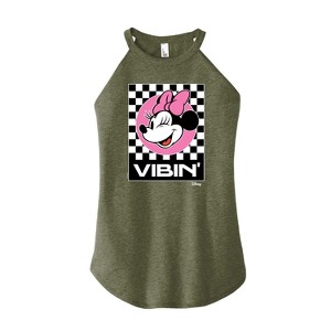 Women's - Disney - Minnie Mouse Graphic High Neck Tank - 1 of 3
