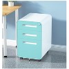 Vynxaria 3-Drawer Mobile File Cabinet - Versatile Utility Storage Cabinets with Anti-Tilt Design - 2 of 4