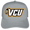 Official Virginia Commonwealth University Primary Logo Foam Snapback Trucker Hat - for Men and Women Grey, Grey, One Size - 2 of 4