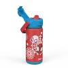 Zak Designs Antimicrobial 14oz Stainless Steel Double Wall Vacuum Beacon Bottle - 4 of 4