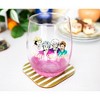 Silver Buffalo The Golden Girls "Stay Golden" Teardrop Pink Stemless Wine Glass | Holds 20 Ounces - 2 of 4