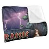 Kids' Jurassic Park Welcome To The Park Silky Touch Blanket White 36X58 - 3 of 4