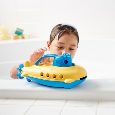 Yellow and Blue Recycled Plastic Submarine Bathtime Toy