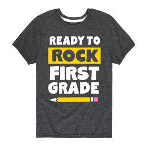 Boys' - Instant Message - Ready to Rock First Grade Short Sleeve Graphic T-Shirt - 1 of 4