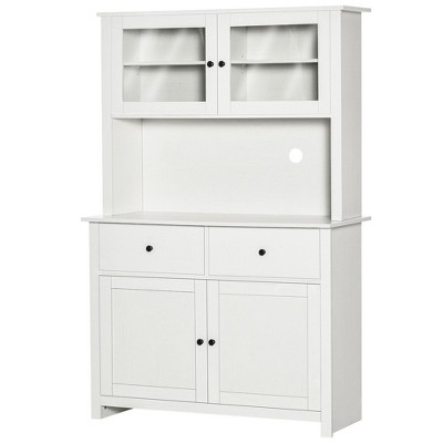 NicBex 63.5 Inch Kitchen Pantry Storage Cabinet with 4 Doors and 2 Drawers for Dining Room,Bathroom,Kitchen