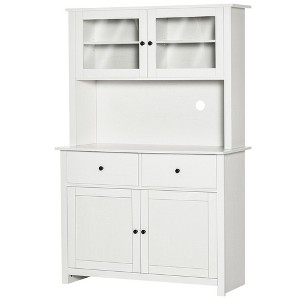 NicBex 63.5 Inch Kitchen Pantry Storage Cabinet with 4 Doors and 2 Drawers for Dining Room,Bathroom,Kitchen - 1 of 4