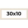 PosterPalooza | 30x10 Wide Barnwood Picture Frame, UV Acrylic, 6 Finishes - Grey, Brown, White, and Black - 2 of 4