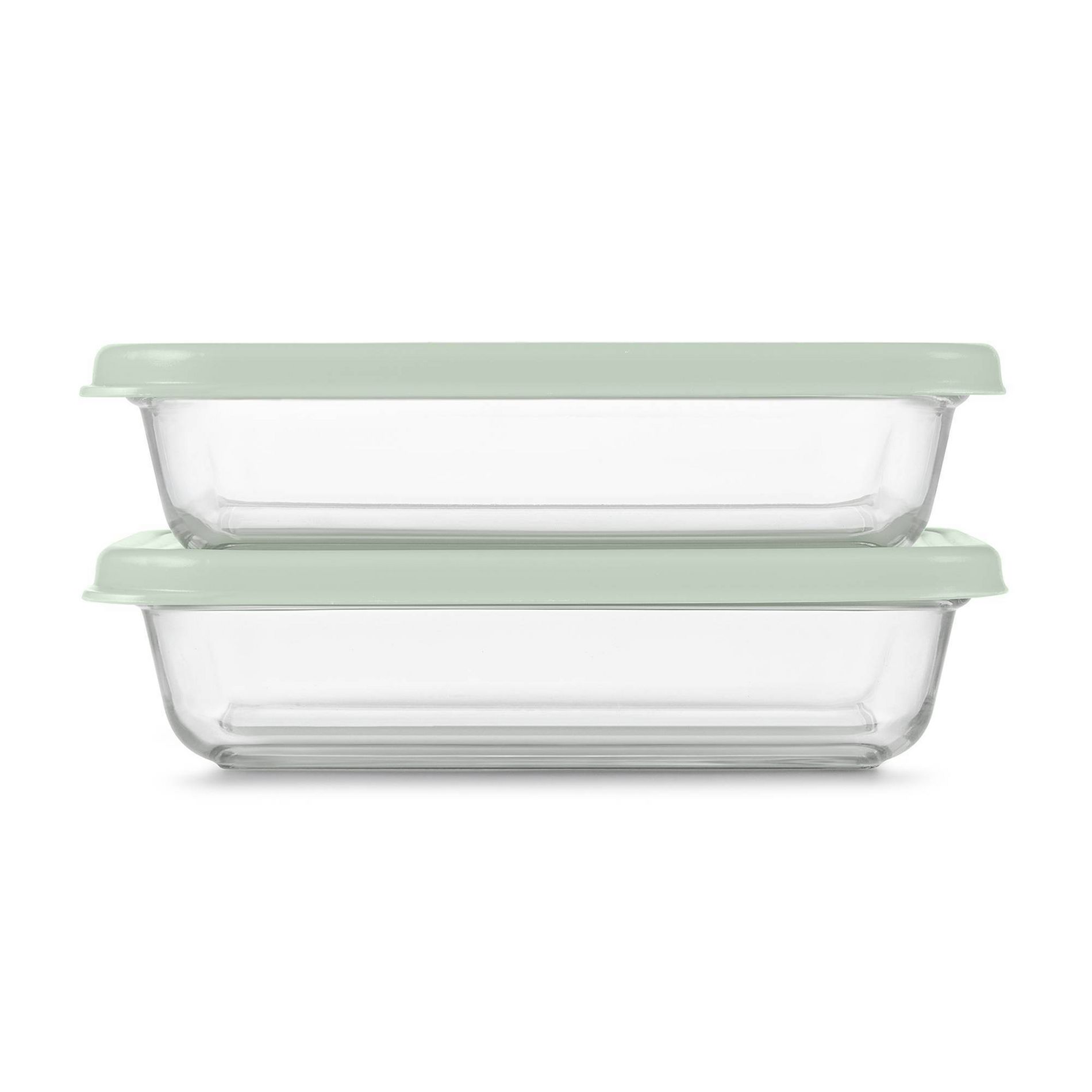 Ello Everyday 2pk 3c Rectangle Glass Food Storage container Set