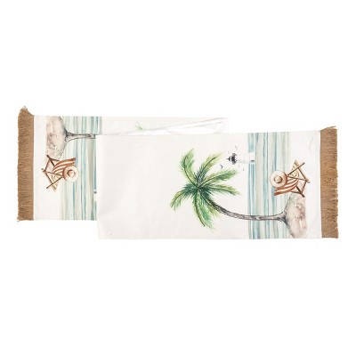 C&F Home 13" x 72" Life Is Better At The Beach Embroidered Table Runner